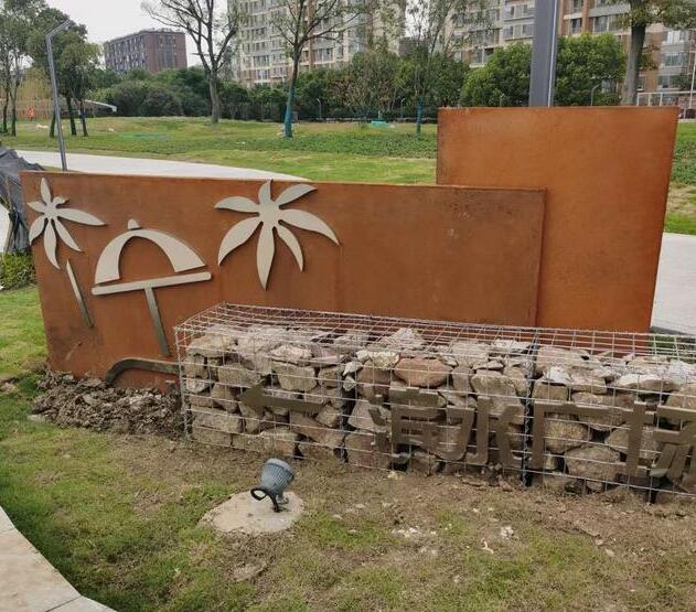 濠江锈钢板挡土墙