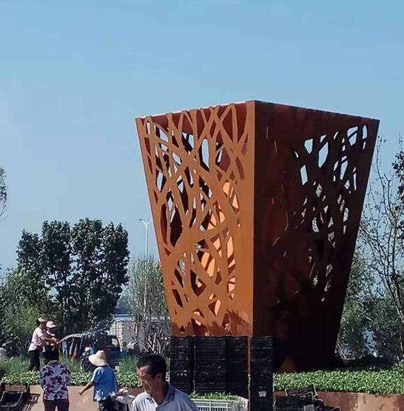 濠江耐候钢板雕塑