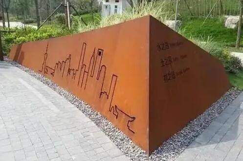 濠江耐候钢挡土墙